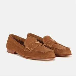 Veronica Beard Brown Suede Loafers